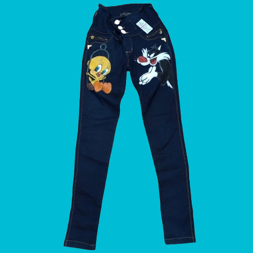 calça jeans personalizada a mao