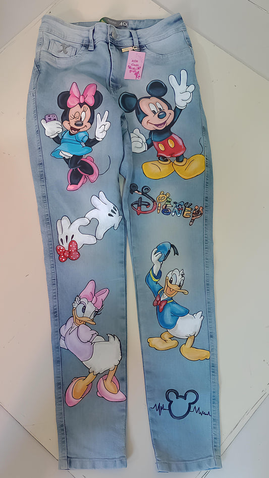 Calça feminina personagens Disney