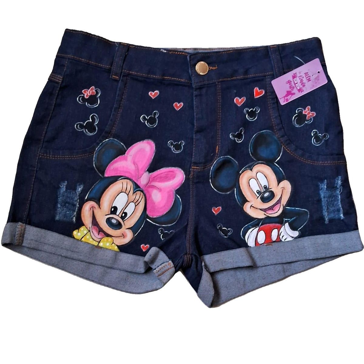 shorts minnie jeans